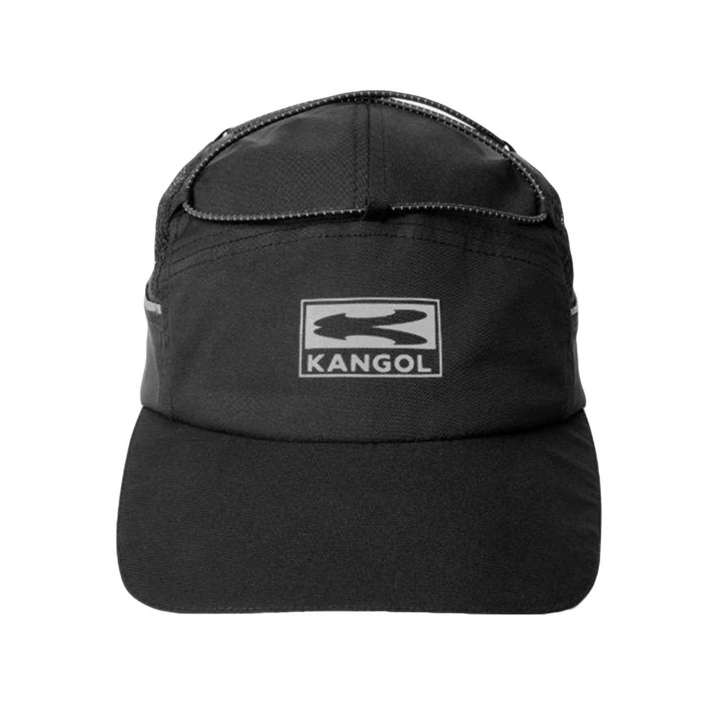 Reflective Speed 5-Panel Black - Cappellino con Visiera Nero ACCESSORI KANGOL - Image 2