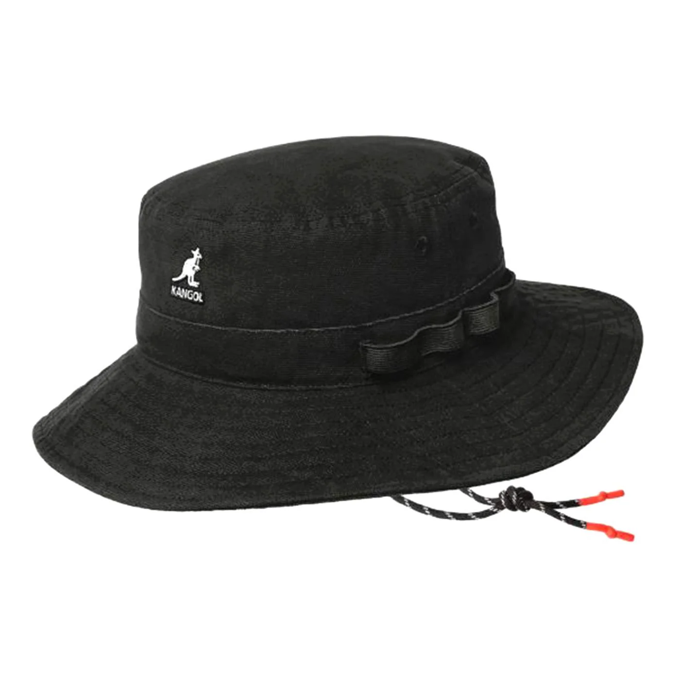 Utility Cords Jungle Hat Coal - Cappello con Falda Nero  ACCESSORI KANGOL - Image 2