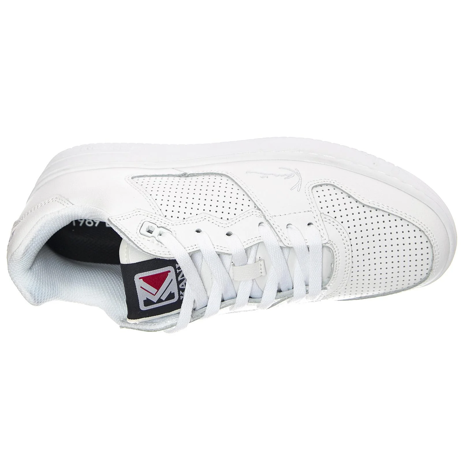 Mens Kani 89 Shoes - All White - Scarpe Stringate Profilo Basso Uomo Bianche Uomo KARL KANI - Image 6