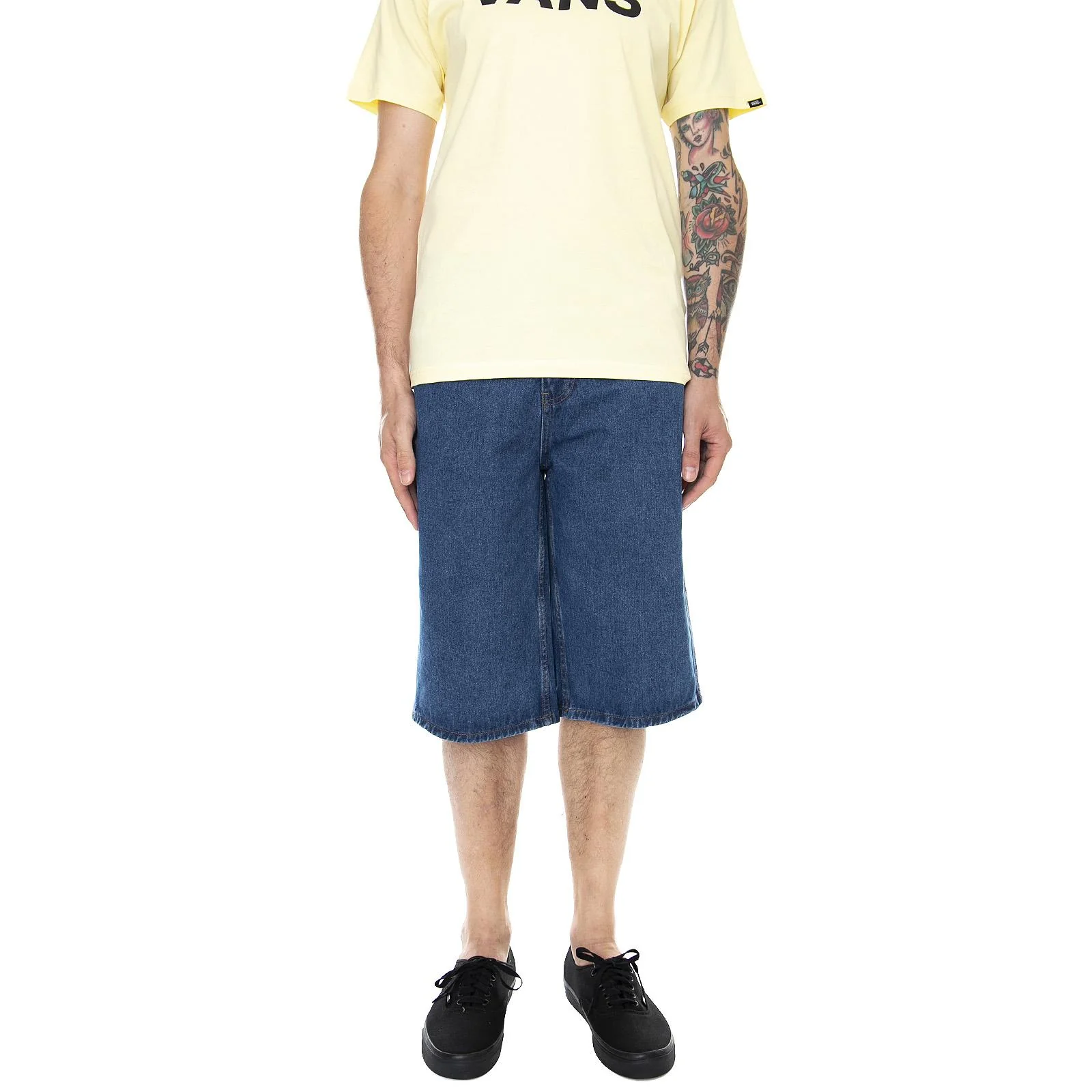 KK Denim Shorts - Blue - Bermuda Denim Jeans Uomo Blu  Uomo KARL KANI - Image 2