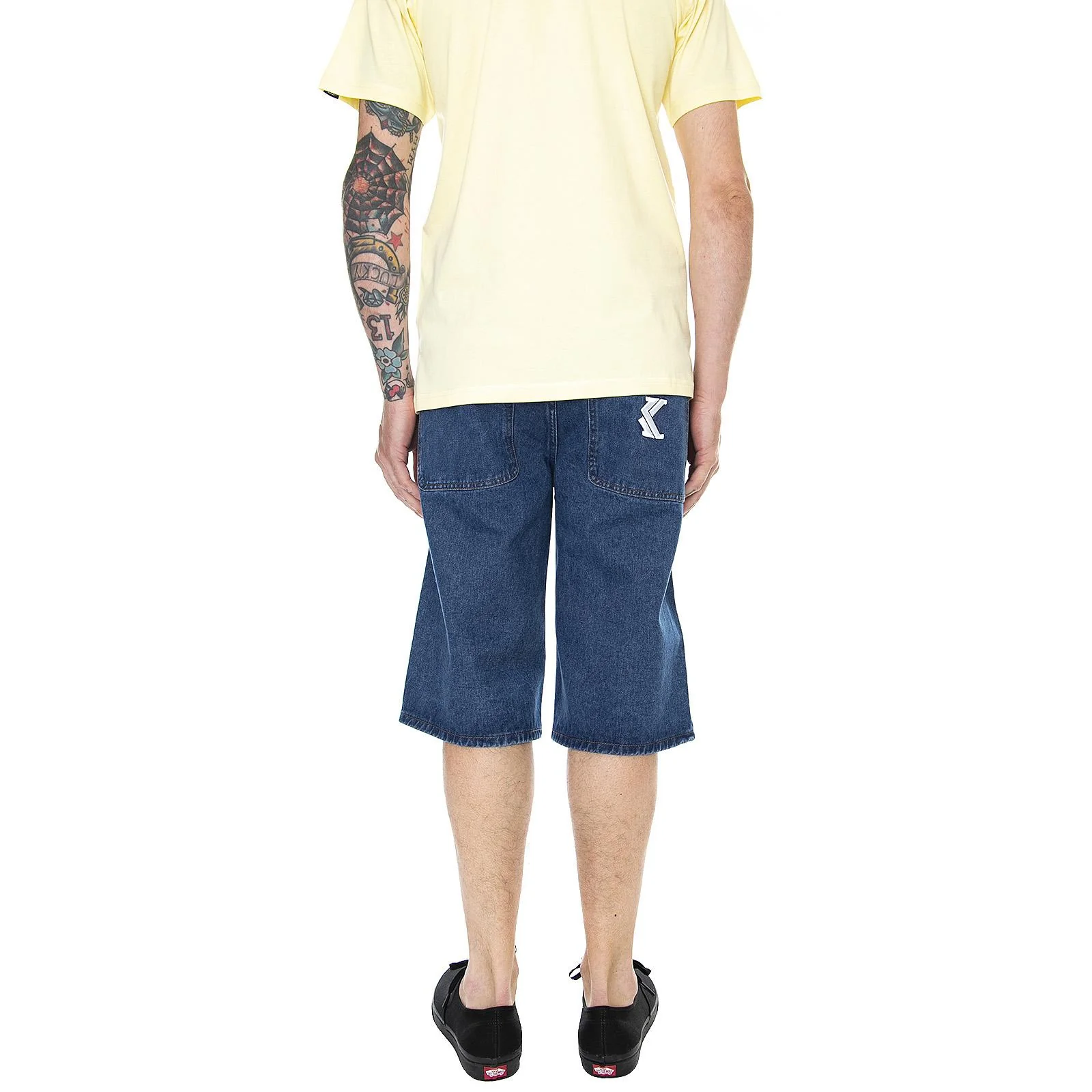KK Denim Shorts - Blue - Bermuda Denim Jeans Uomo Blu  Uomo KARL KANI - Image 3