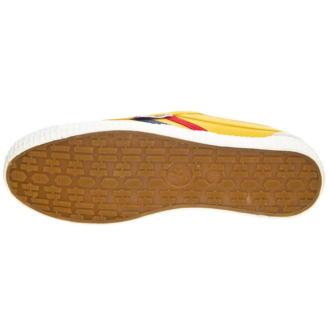 Retro Canvas 5005 - Scarpe Stringate Profilo Basso Donna Gialle / Golden Road  Donna KAWASAKI - Image 5