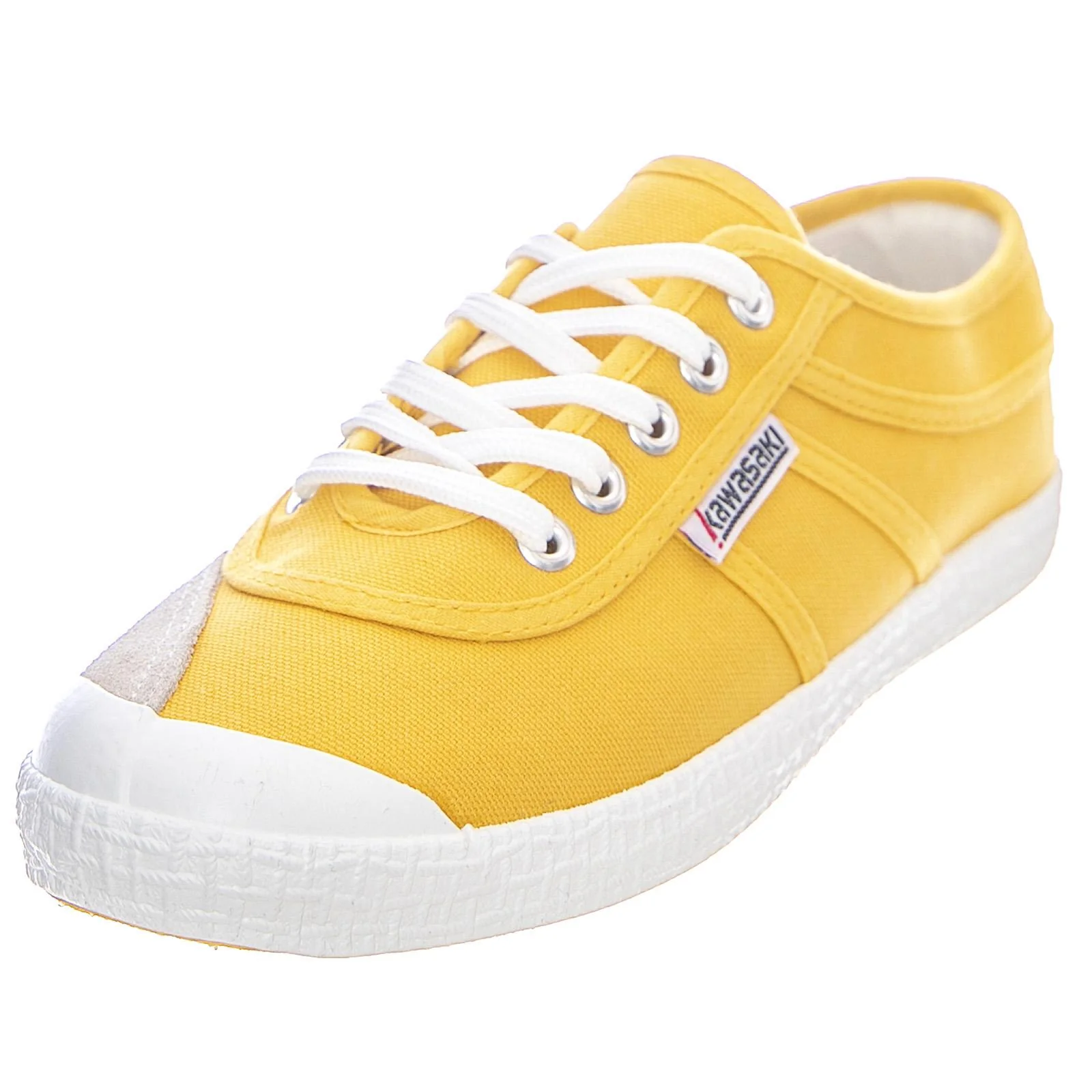 Basic Canvas Shoes - Golden Road Yellow - Scarpe Stringate Profilo Basso Uomo / Donna Gialle Donna KAWASAKI