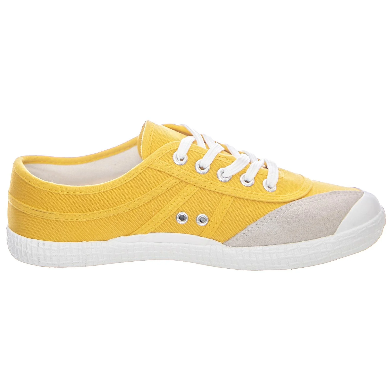 Basic Canvas Shoes - Golden Road Yellow - Scarpe Stringate Profilo Basso Uomo / Donna Gialle Donna KAWASAKI - Image 2