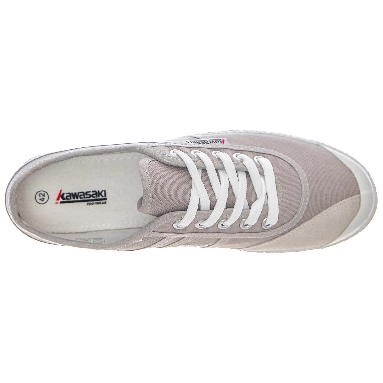 Basic Canvas Sneakers - Various Grey - Scarpe Profilo Basso Uomo / Donna Grige Uomo KAWASAKI - Image 6