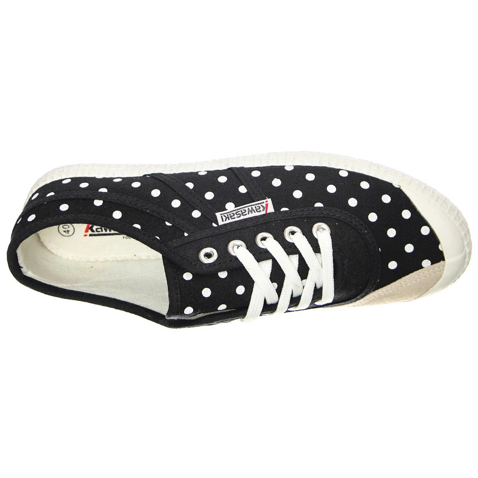 Polka 202421 - Scarpe Stringate Profilo Basso Donna Nere  Donna KAWASAKI - Image 6