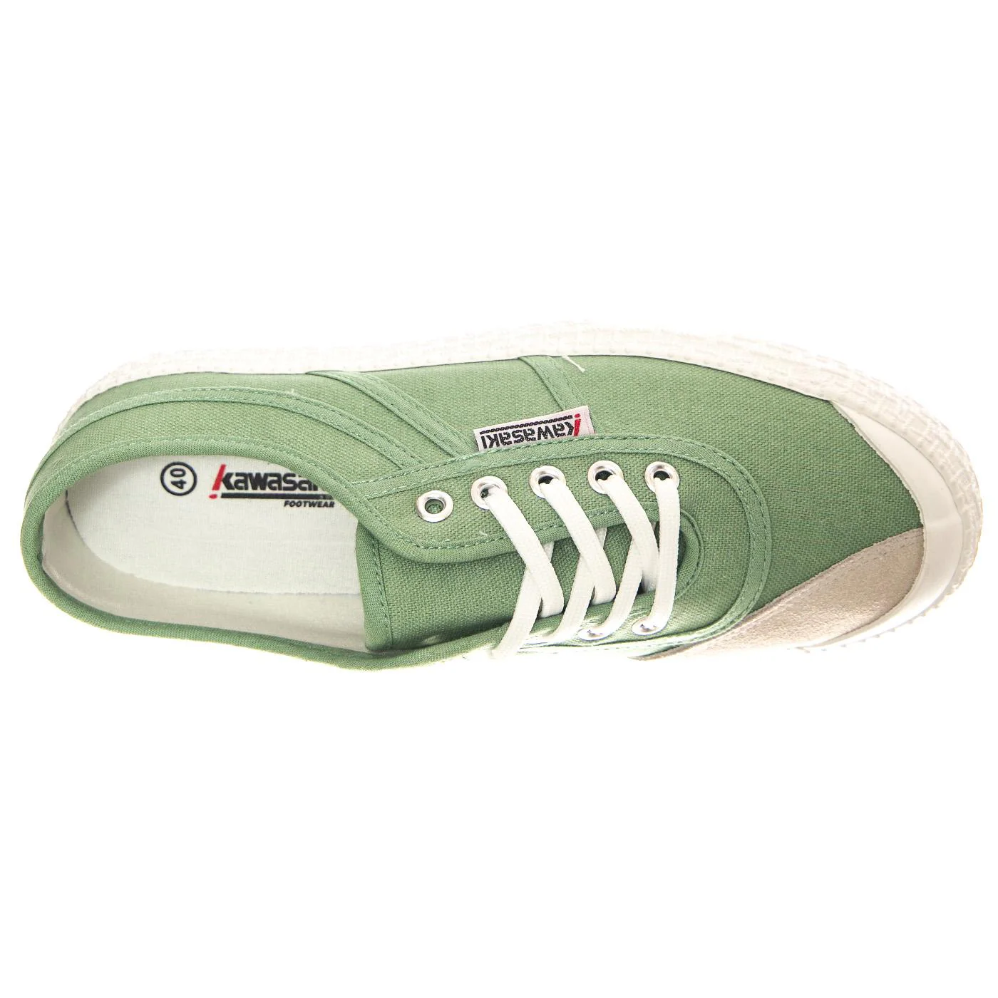 Original 3.0 Agave Green - Scarpe Stringate Profilo Basso Donna Verdi Donna KAWASAKI - Image 6