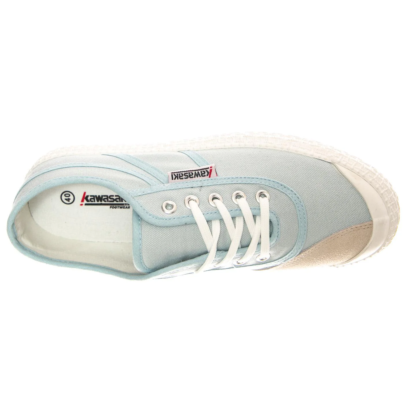 Original 3.0 Gray Dawn - Scarpe Stringate Profilo Basso Donna Grige  Donna KAWASAKI - Image 6