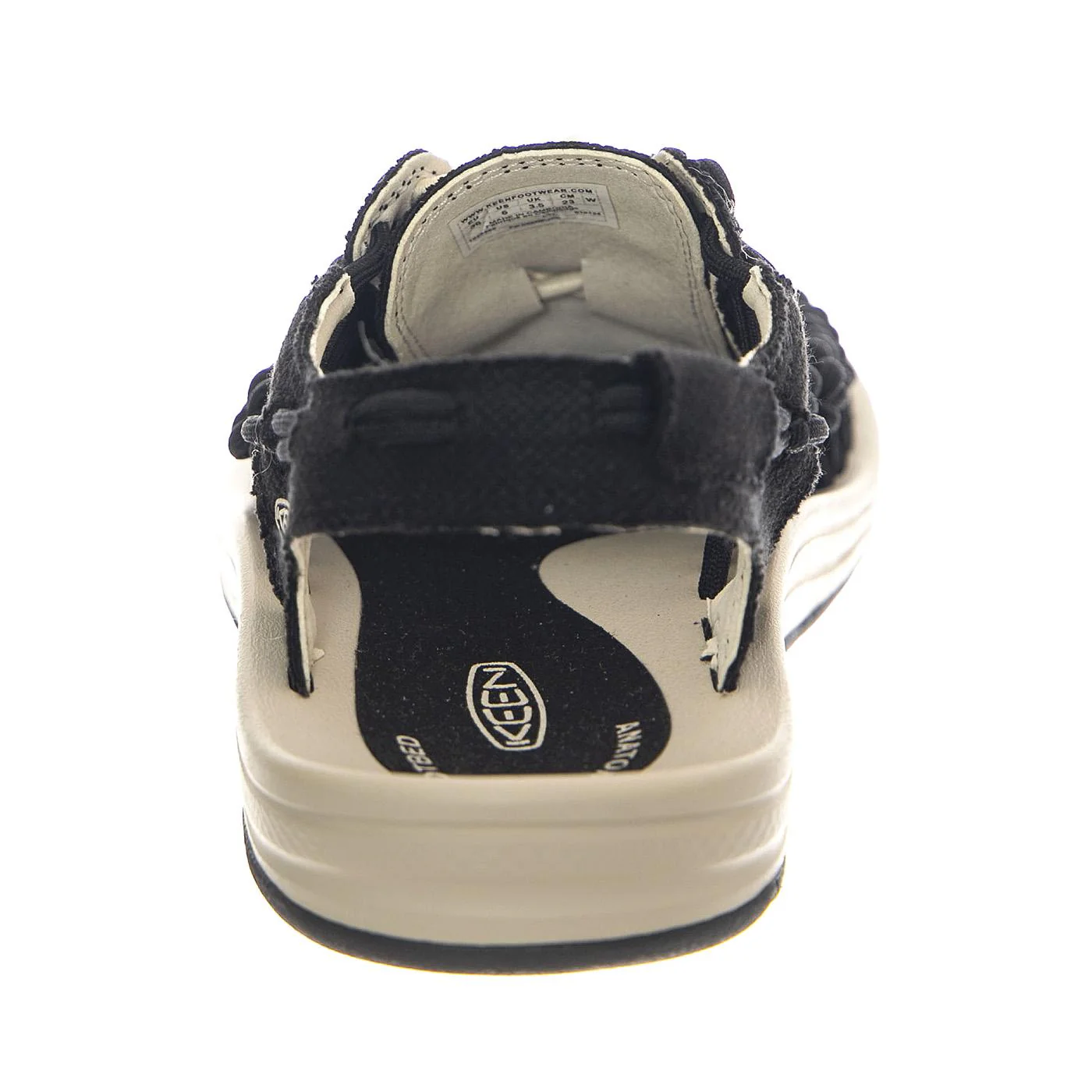 Uneek Canvas W-Black / Birch - Sandali Donna Neri  Donna KEEN - Image 4