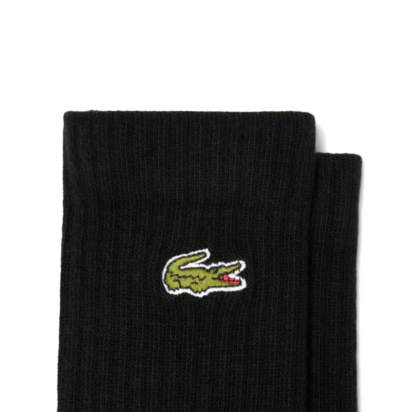 Calze - Set da Tre Paia di Calzini Neri con Logo Lacoste ACCESSORI LACOSTE - Image 2
