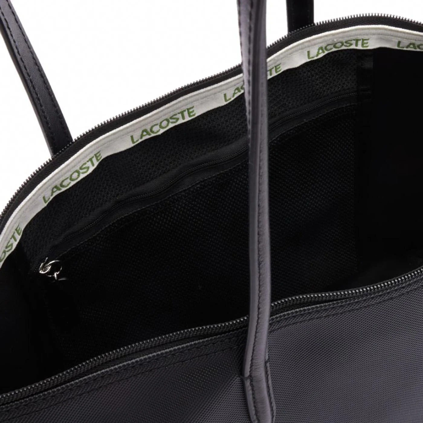 Lacoste Borsa Grande L 12 Black Tote Bag - Borsa Shopping Bag Nera ACCESSORI LACOSTE - Image 2