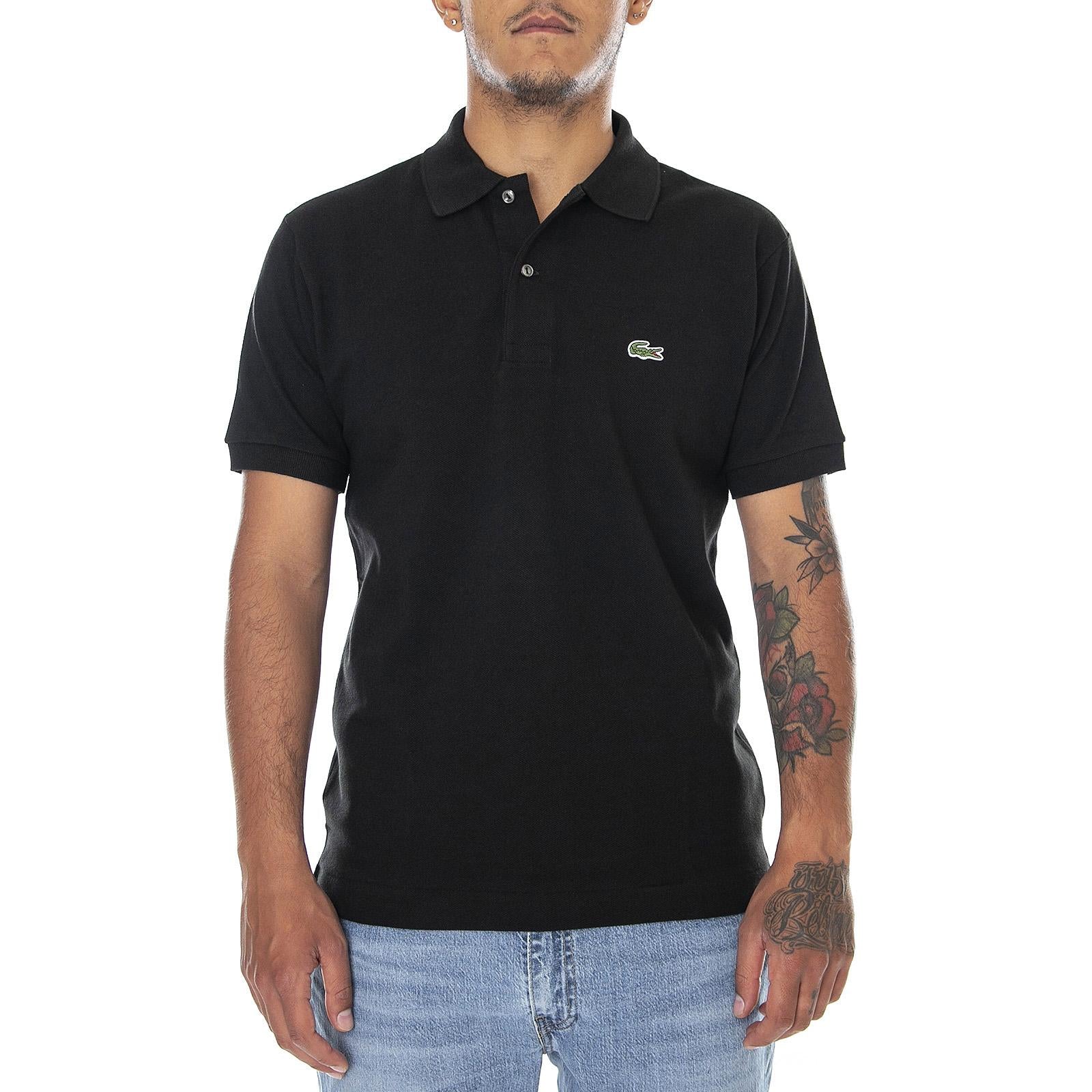 Logo 031 - Polo Uomo Nera  Uomo LACOSTE - Image 2