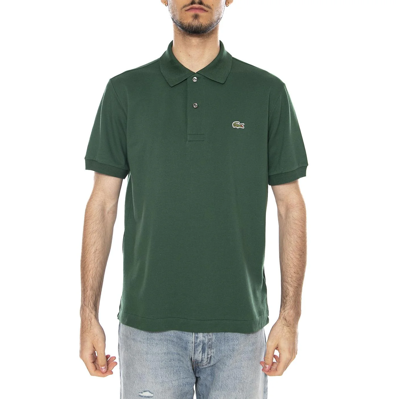 Maglietta M/C 132 Green Polo Shirt - Polo Uomo Verde Uomo LACOSTE - Image 3