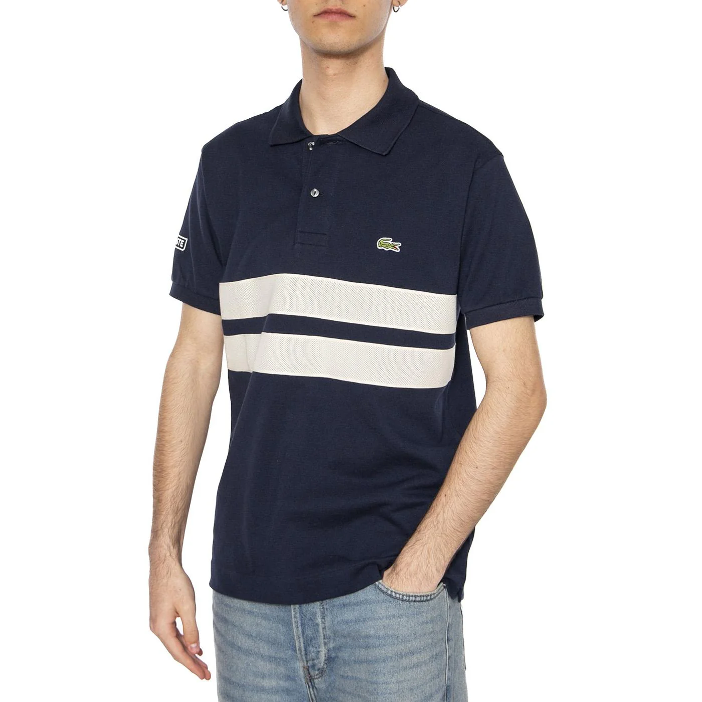 Maglietta M/C 166 Blue Polo Shirt - Polo Uomo Blu Uomo LACOSTE