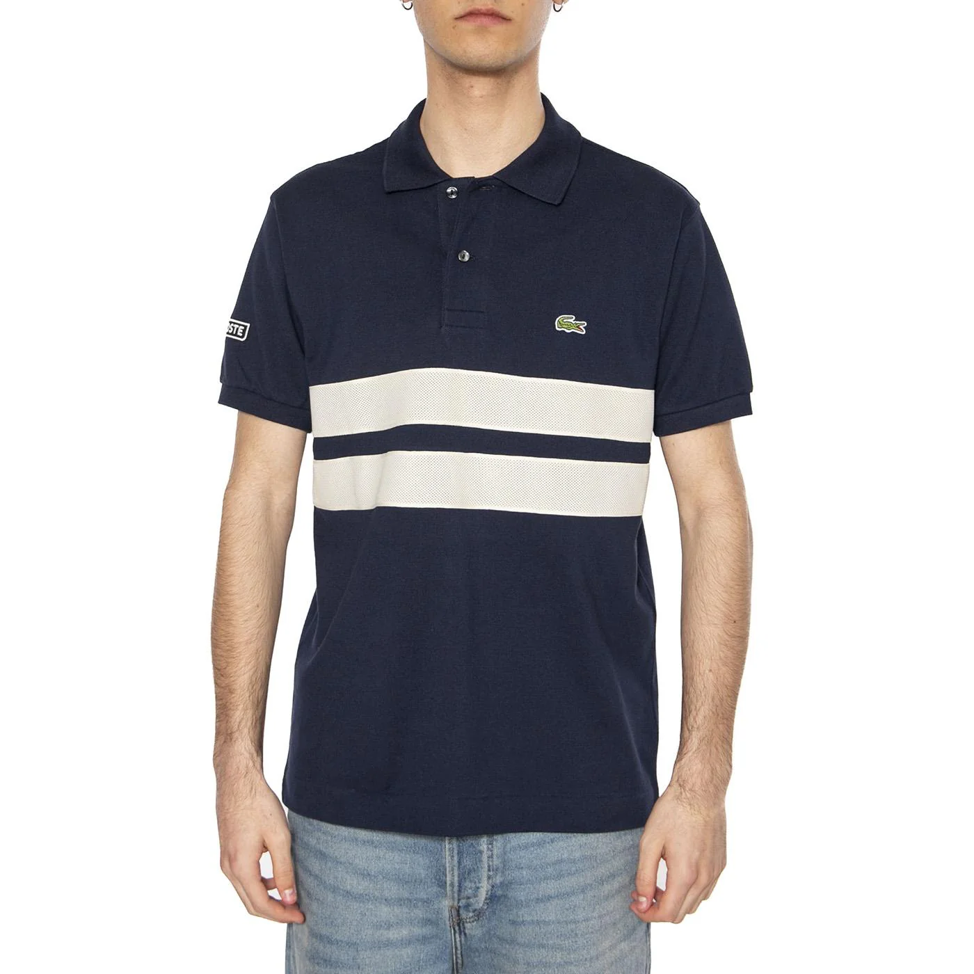 Maglietta M/C 166 Blue Polo Shirt - Polo Uomo Blu Uomo LACOSTE - Image 2