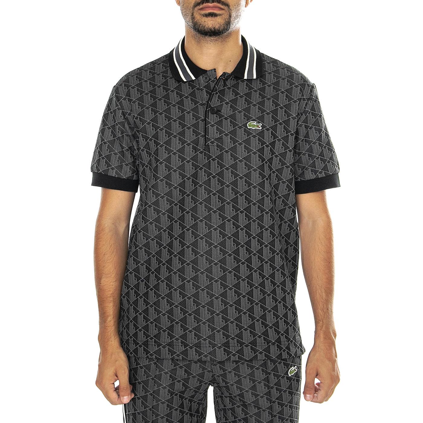 Maglietta M/C DH1417-4PC Polo Blue - Polo Uomo Nera  Uomo LACOSTE - Image 2
