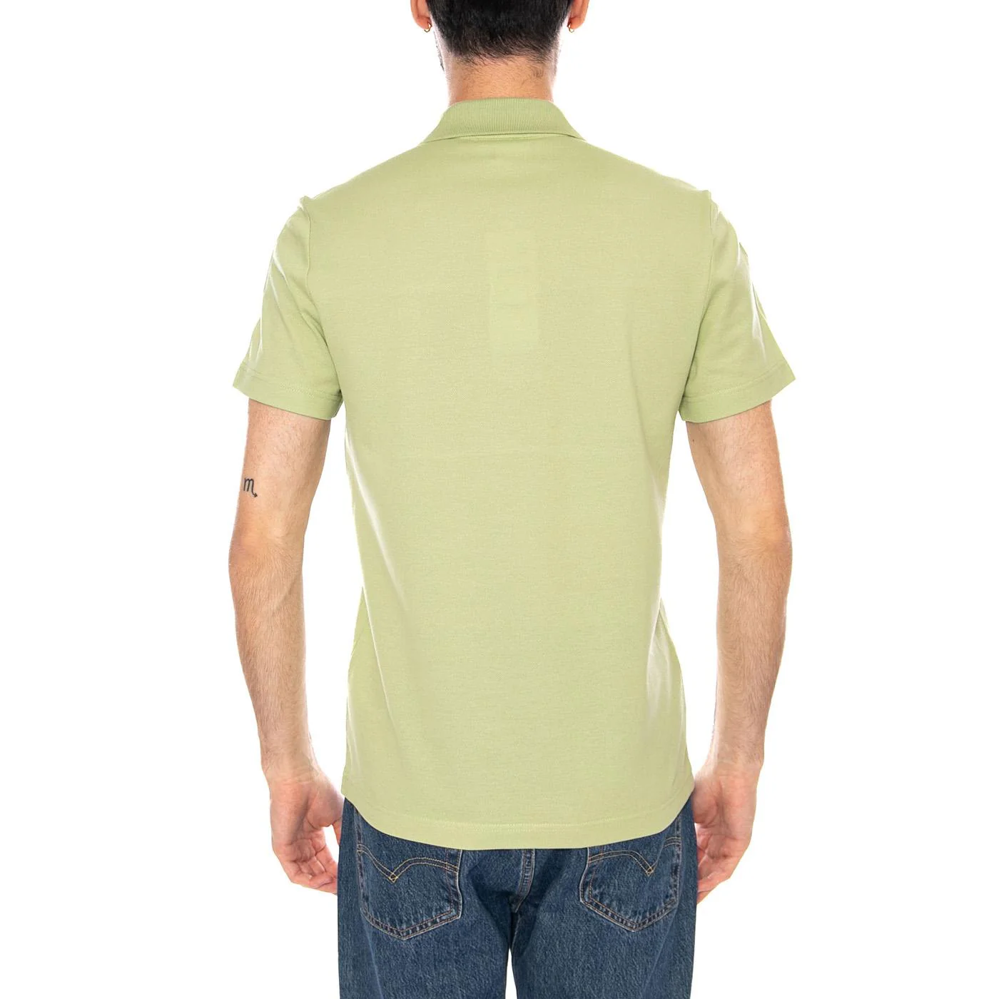MAGLIETTA M/C - Polo Uomo Verde Uomo LACOSTE - Image 3