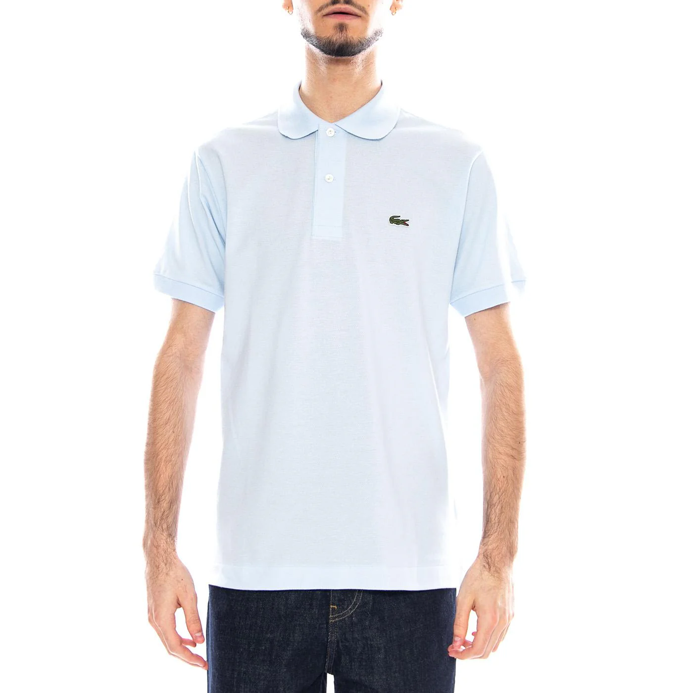 Maglietta M/C T01 - Polo Uomo Blu / Azzurro  Uomo LACOSTE - Image 2