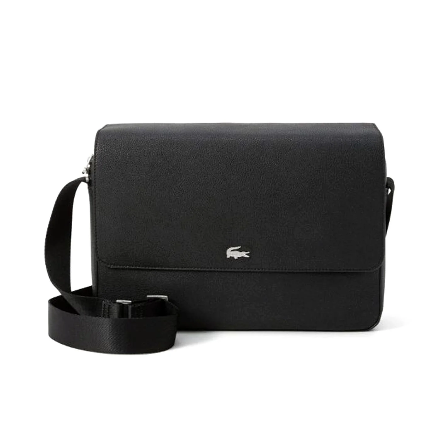 Messenger 000 Black - Borsa a Tracolla Nera ACCESSORI LACOSTE - Image 2