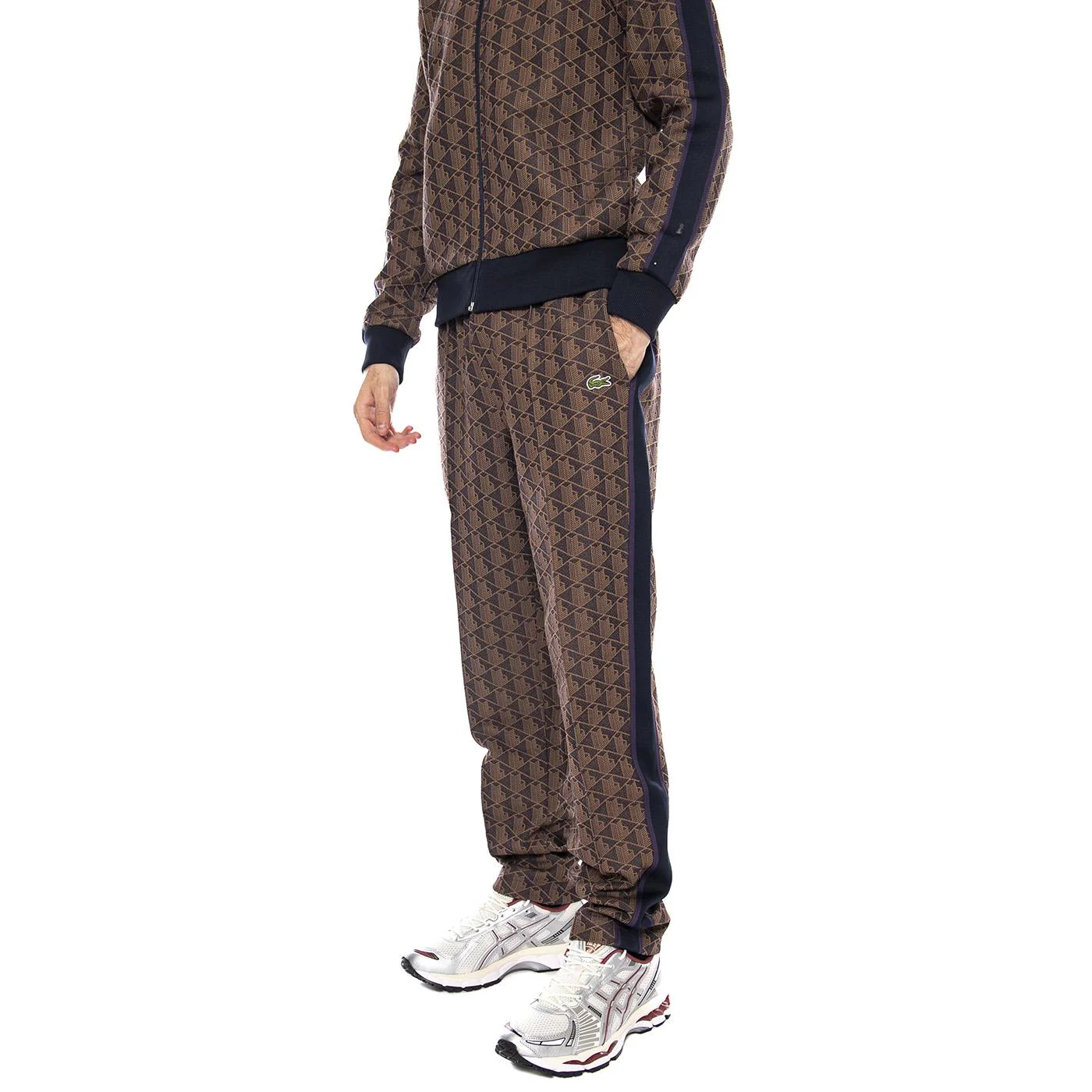 PANT.TUTA 9I4 -- Pantalone Tuta Uomo Marrone Uomo LACOSTE