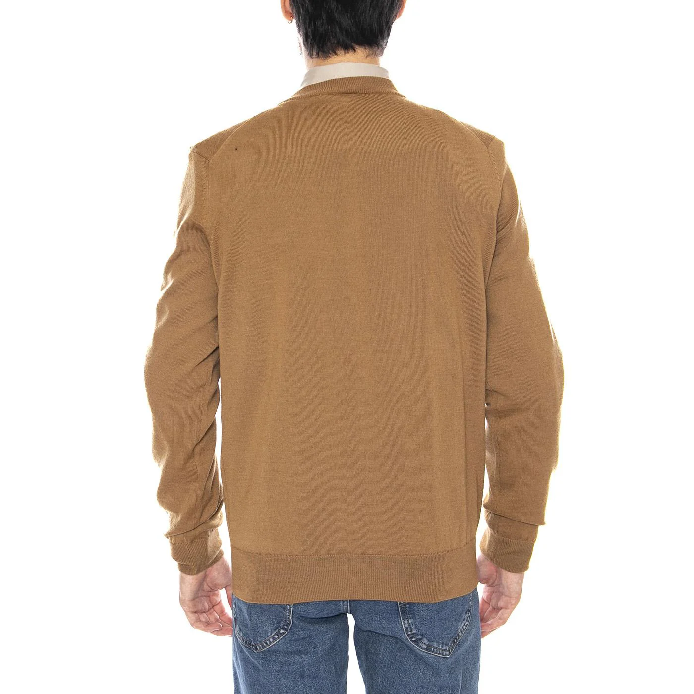 Pullover DPC Brown - Maglione Girocollo Uomo Marrone  Uomo LACOSTE - Image 3