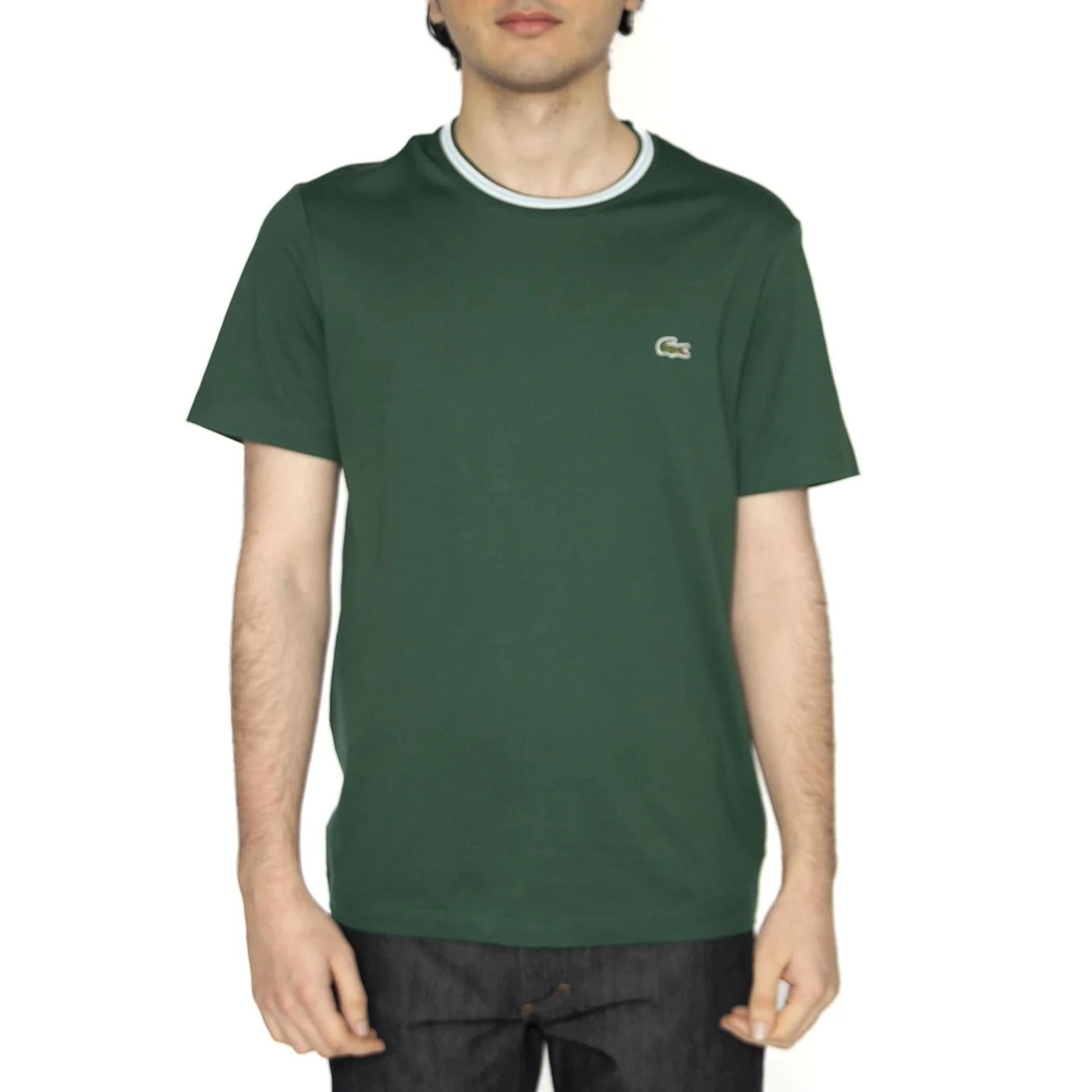 T-Shirt 132 Green - Maglietta Girocollo Uomo Verde Uomo LACOSTE - Image 2