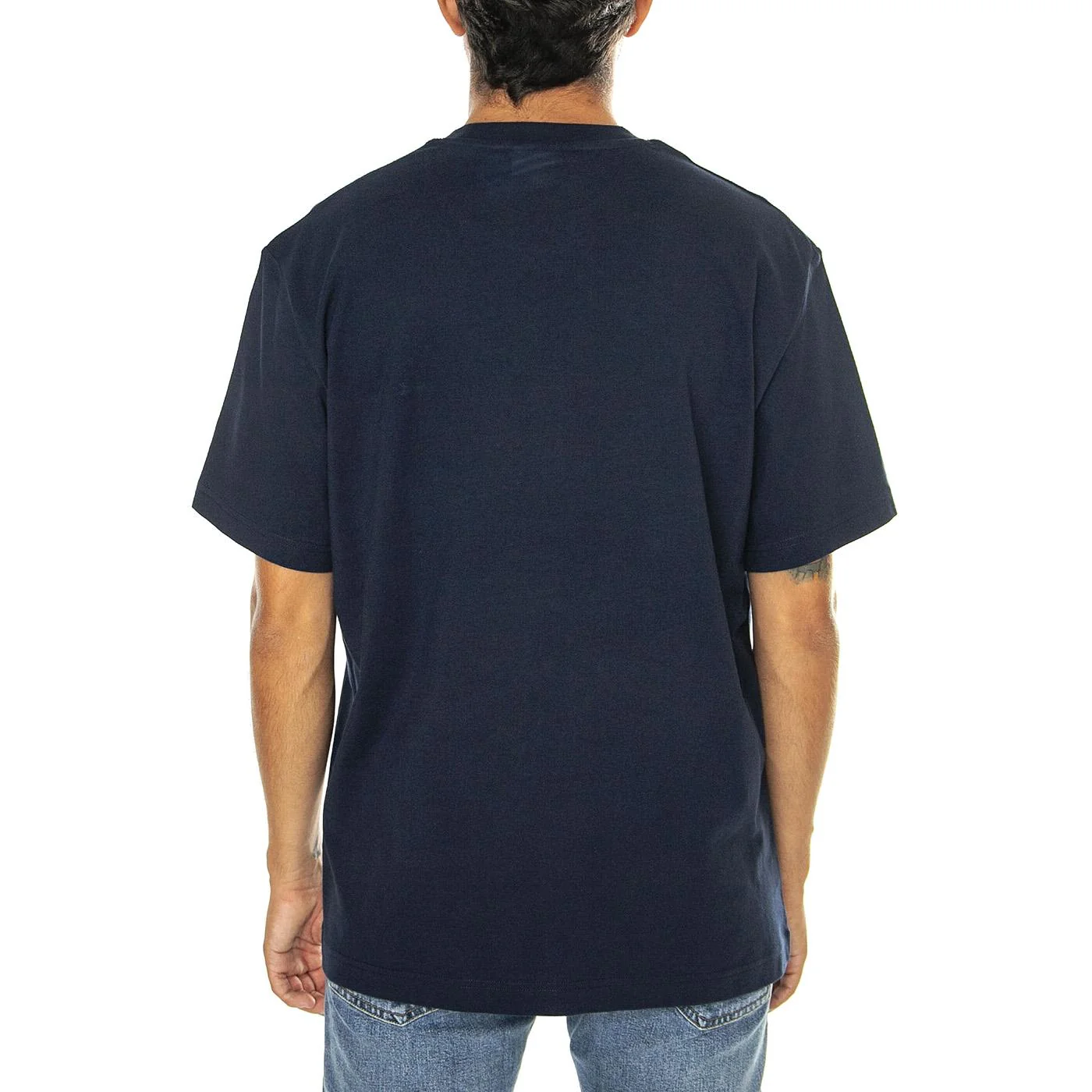 T-Shirt 166 - Maglietta Girocollo Uomo Blu  Uomo LACOSTE - Image 3