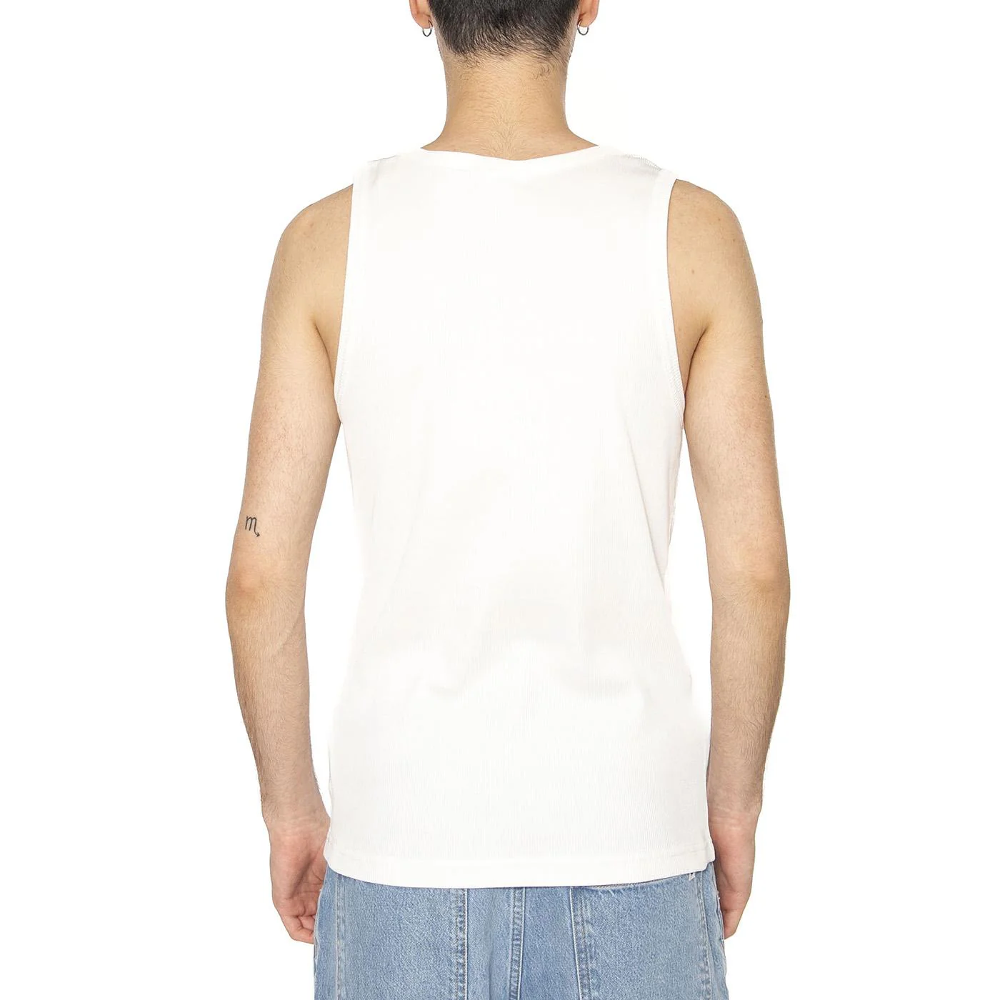 T-Shirt 70V White Tanktop - Canottan Uomo Bianca Uomo LACOSTE - Image 3