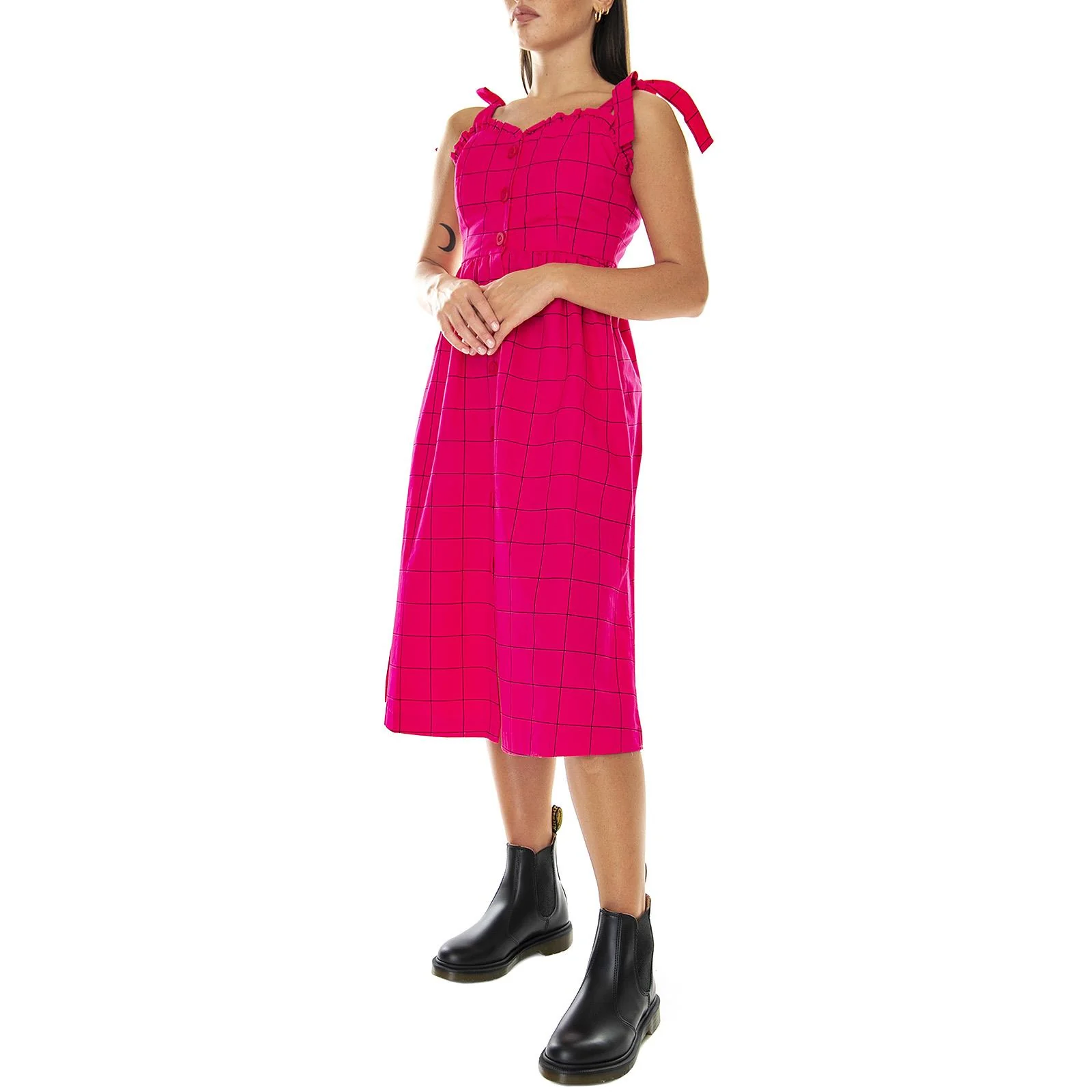 Caged In - Abito Donna Viola Donna LAZY OAF