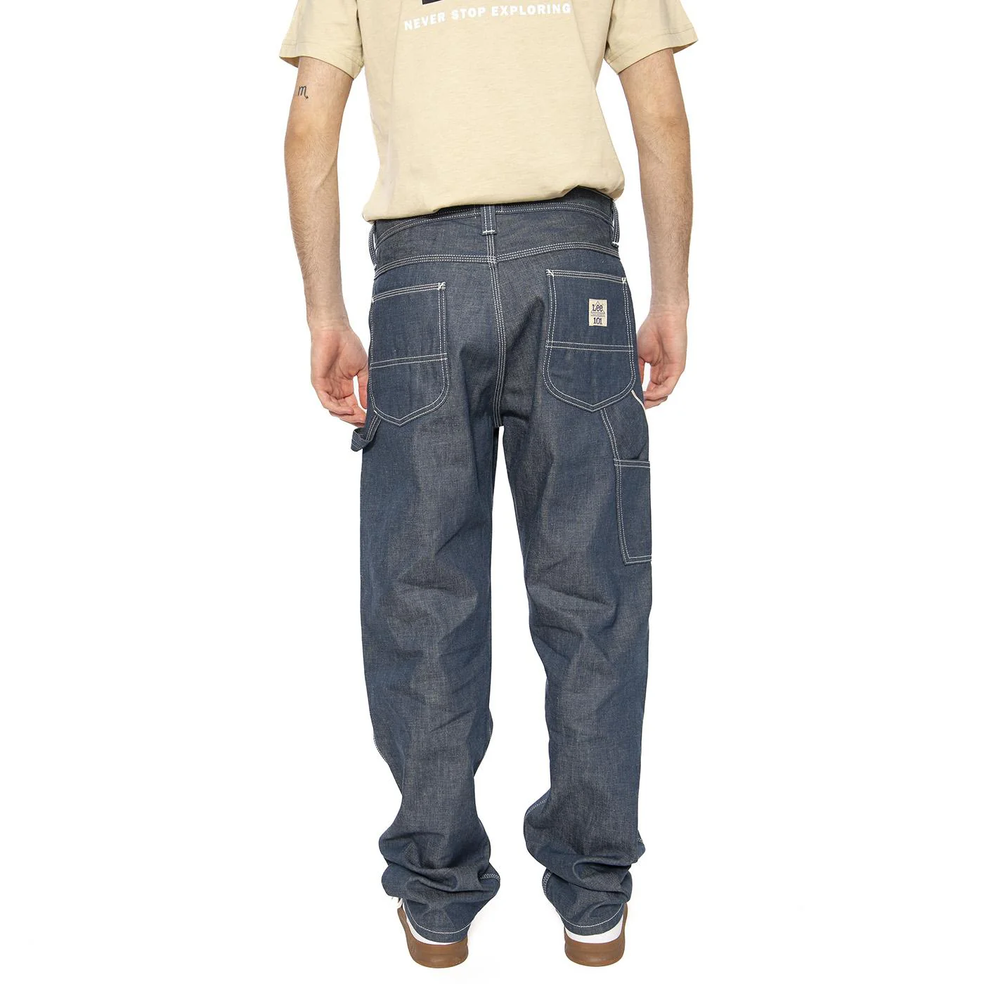 101 Workwear Carpenter Raw - Pantaloni Denim Jeans Uomo Blu  Uomo LEE - Image 3