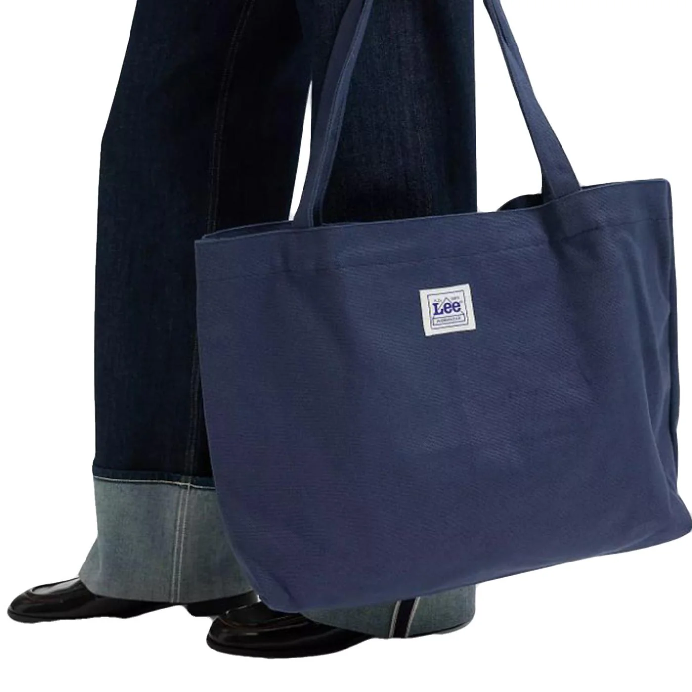 BEACH TOTE ACADEMY BLUE - Borsa Tote Bag Blu Donna LEE
