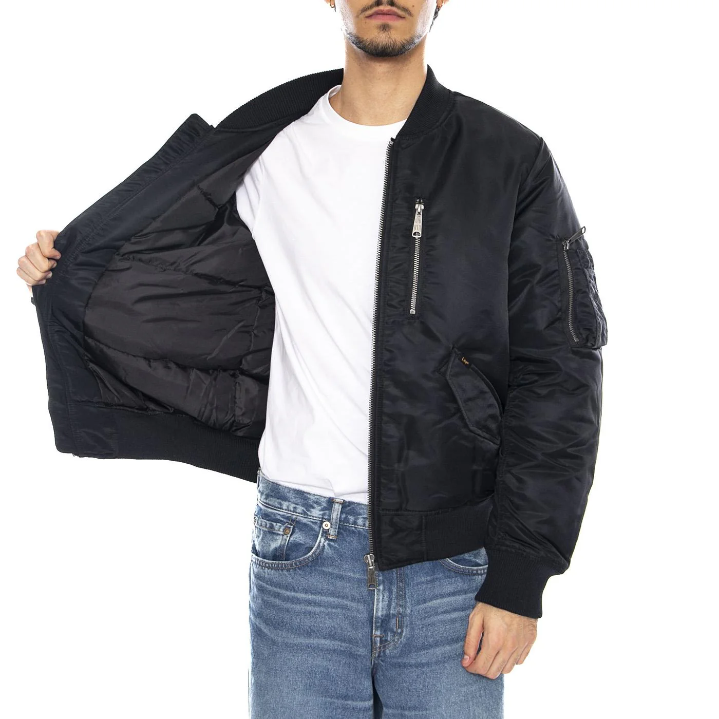 Bomber Jacket Black - Giacca Bomber Uomo Nera  Uomo LEE - Image 4