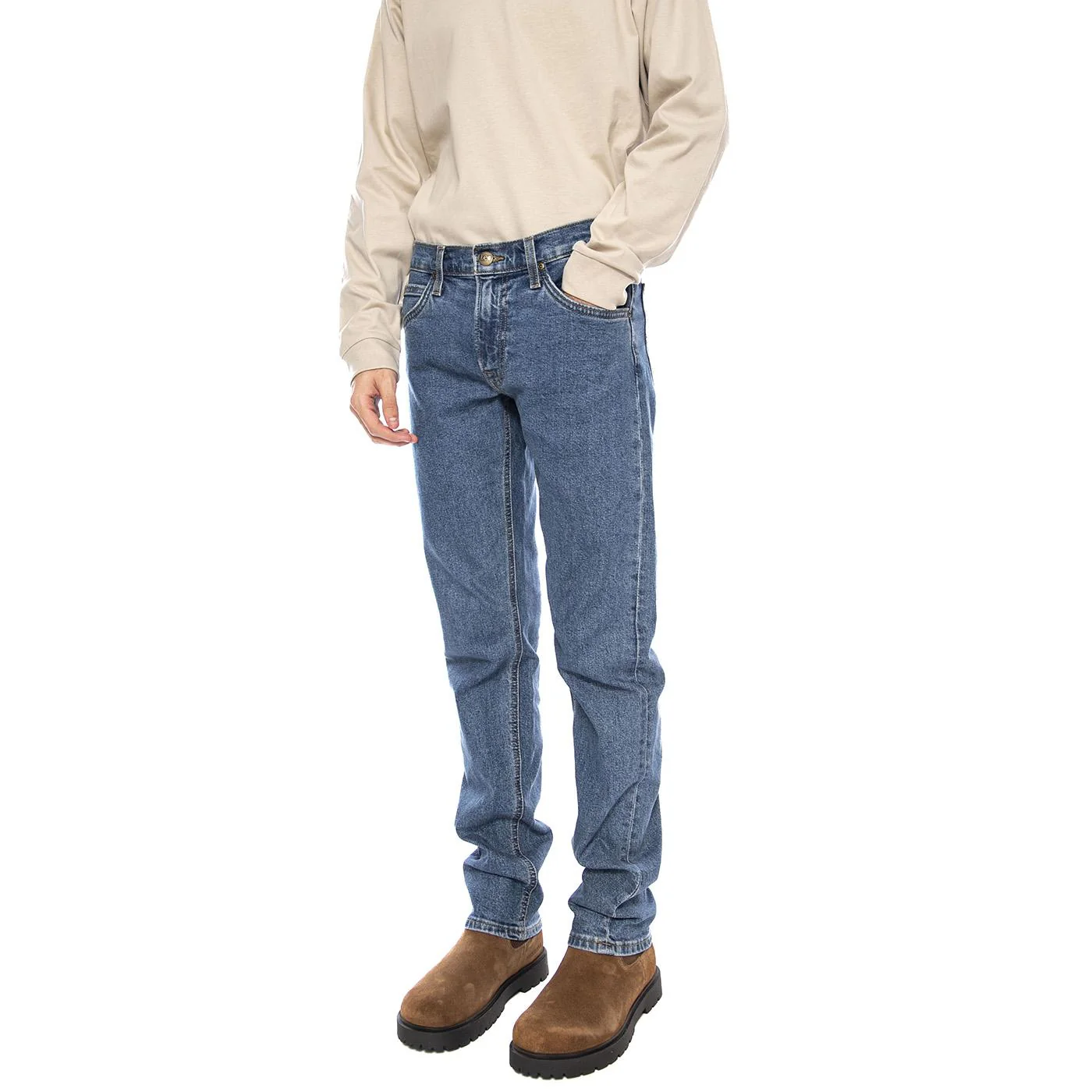 Daren Belmont Denim Jeans - Pantaloni Denim Jeans Uomo Blu Uomo LEE