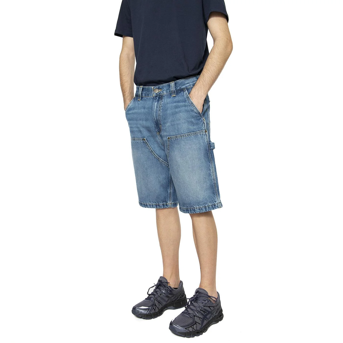 DBL Knee Carpenter Short Raven - Bermuda Uomo Blu Uomo LEE