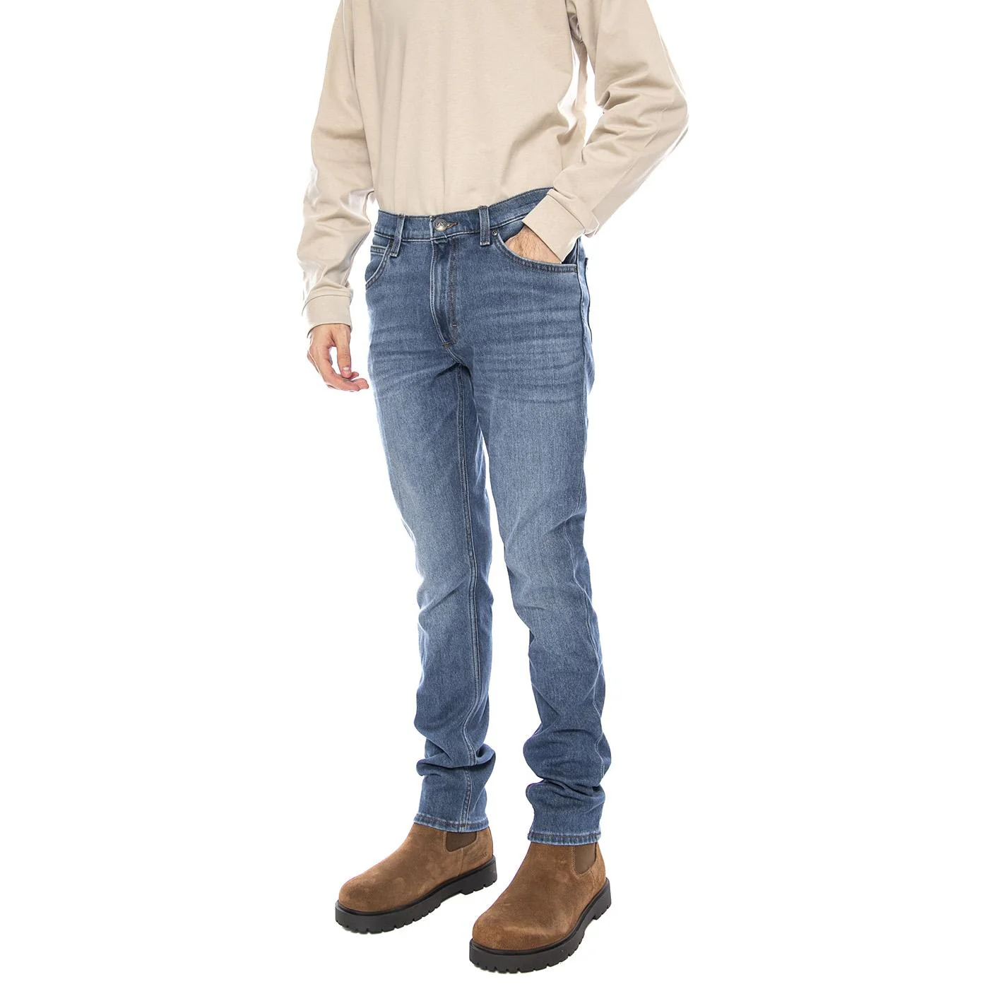 Luke Armstong Denim Jeans - Pantaloni Denim Jeans Uomo Blu Uomo LEE