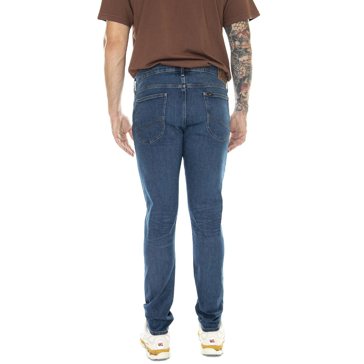 Luke Peace Train Denim Jeans - Pantaloni Denim Jeans Uomo Blu Uomo LEE - Image 3