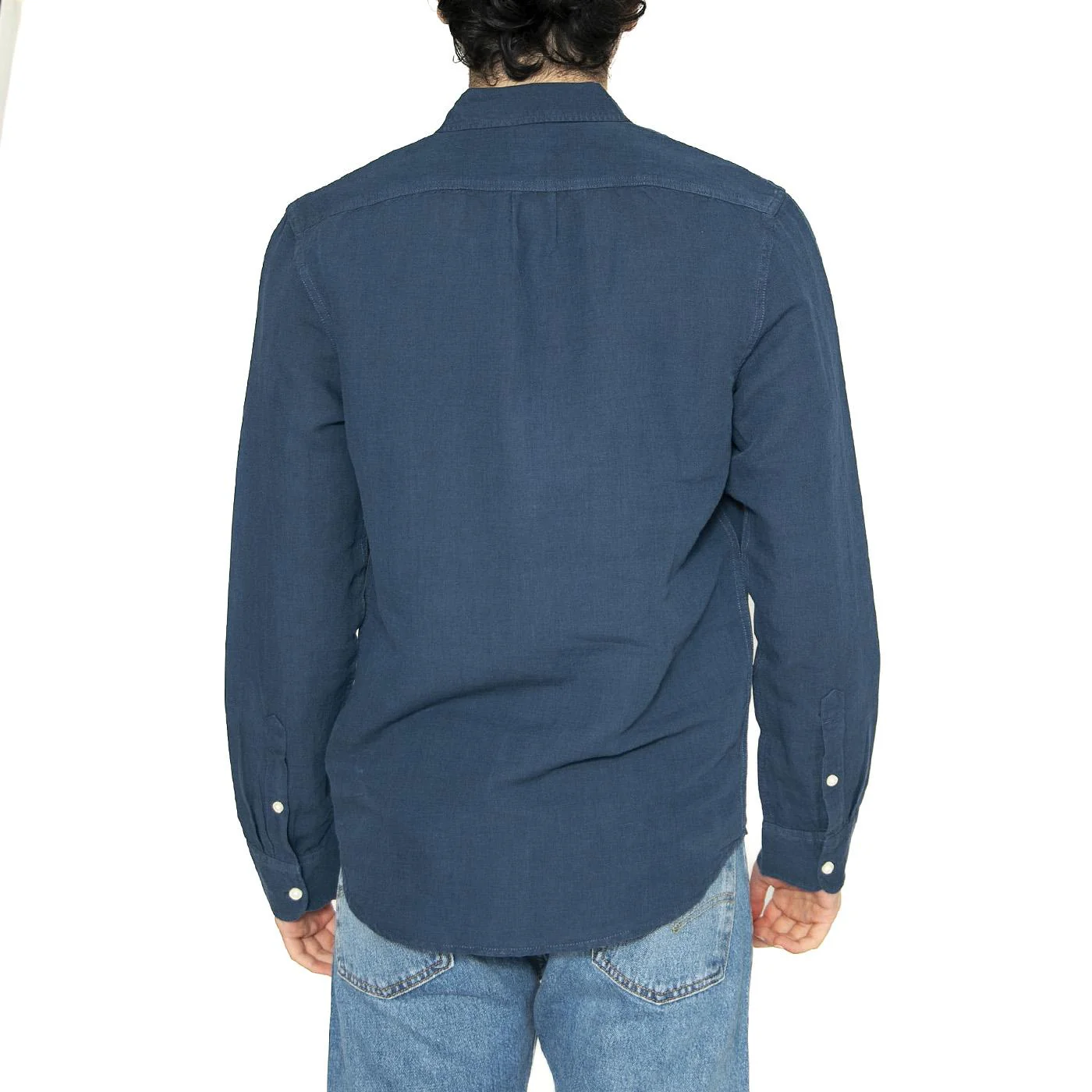 Patch Shirt Orion Blue - Camicia Uomo Blu  Uomo LEE - Image 3