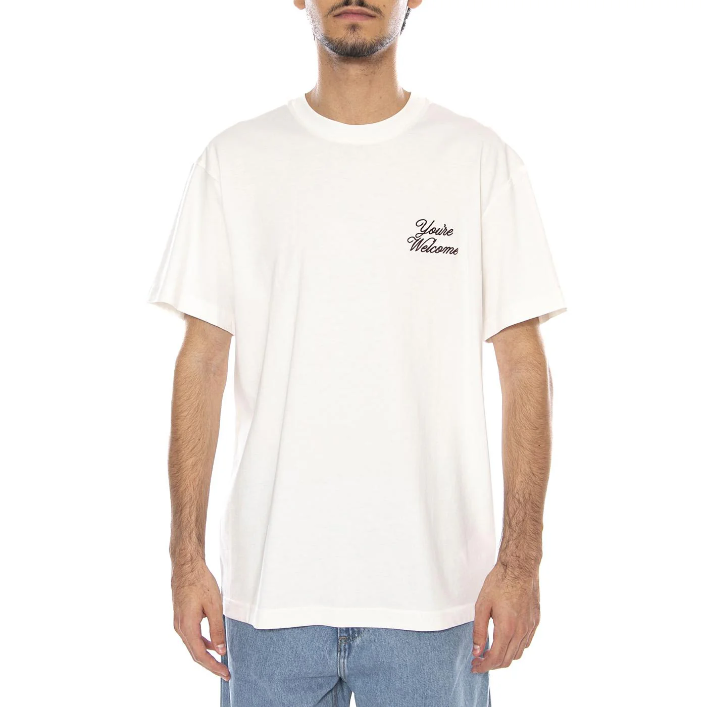 Relaxed Graphic Tee Ecru - Maglietta Girocollo Uomo Crema Uomo LEE - Image 2