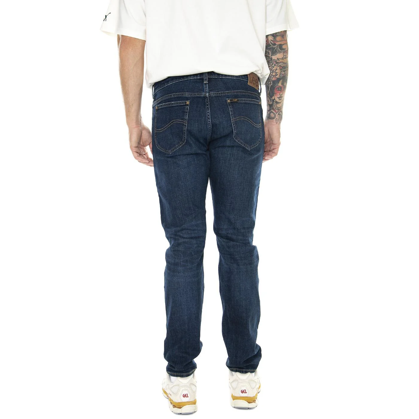 Rider Hero Denim Jeans - Pantaloni Denim Jeans Uomo Blu  Uomo LEE - Image 3