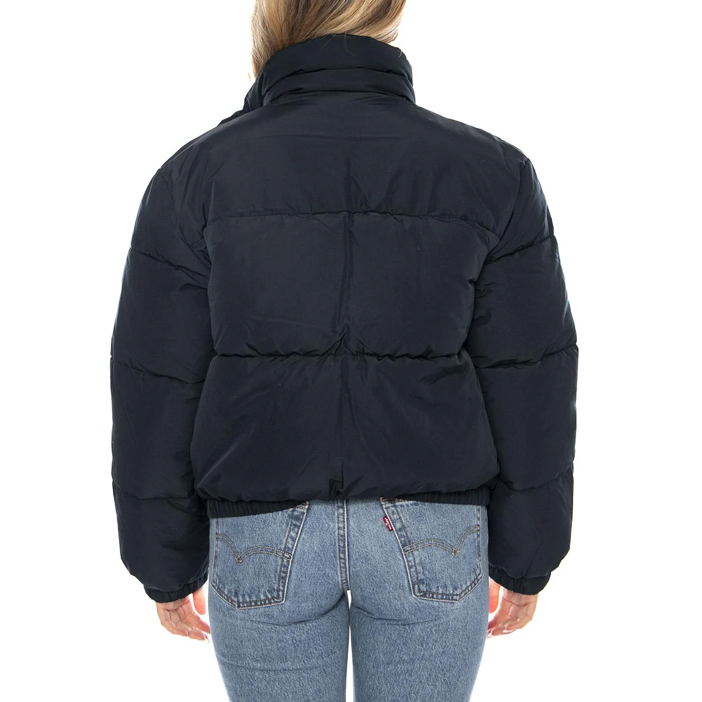 Rider Puffer Jacket Black -- Giacca Piumino Donna Nero Donna LEE - Image 3