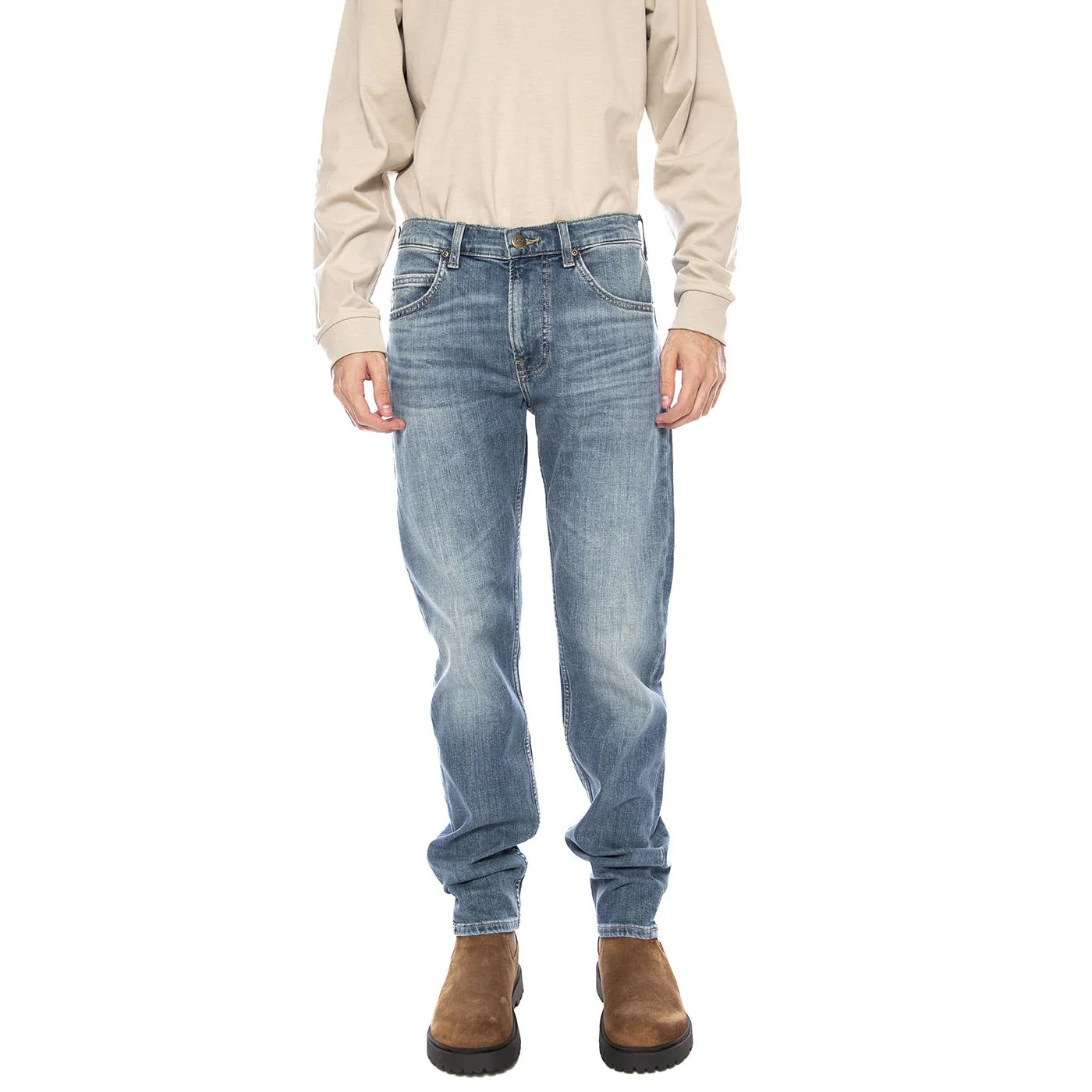 Rider Wesley Denim Jeans - Pantaloni Denim Jeans Uomo Blu Uomo LEE - Image 2