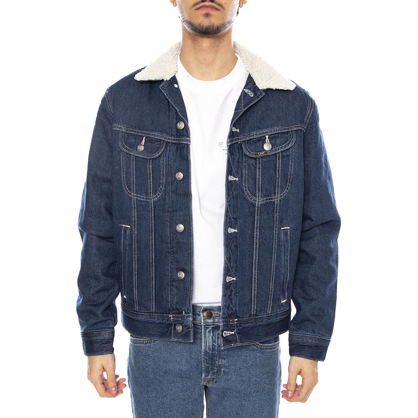 Sherpa Jacket Save It - Giacca Uomo Denim Jeans Blu  Uomo LEE - Image 2