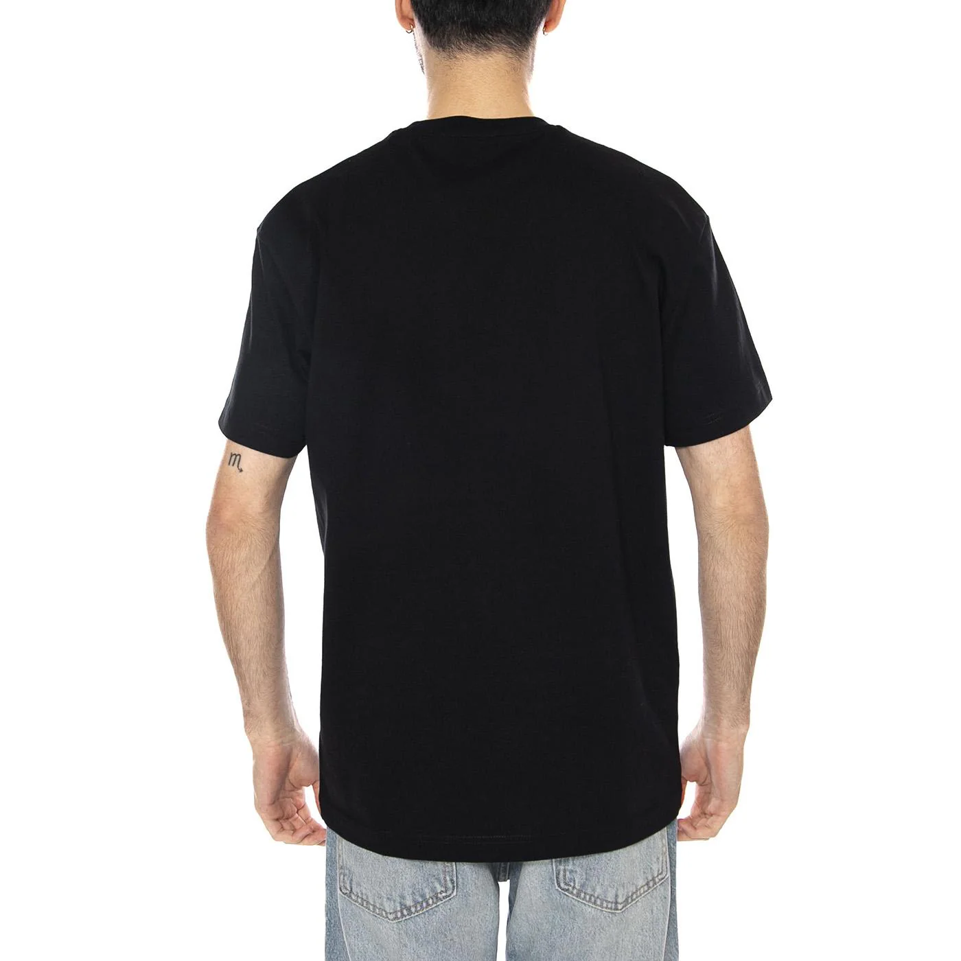 SS SMALL LOGO TEE BLACK - Maglietta Girocollo Uomo Nera Uomo LEE - Image 3