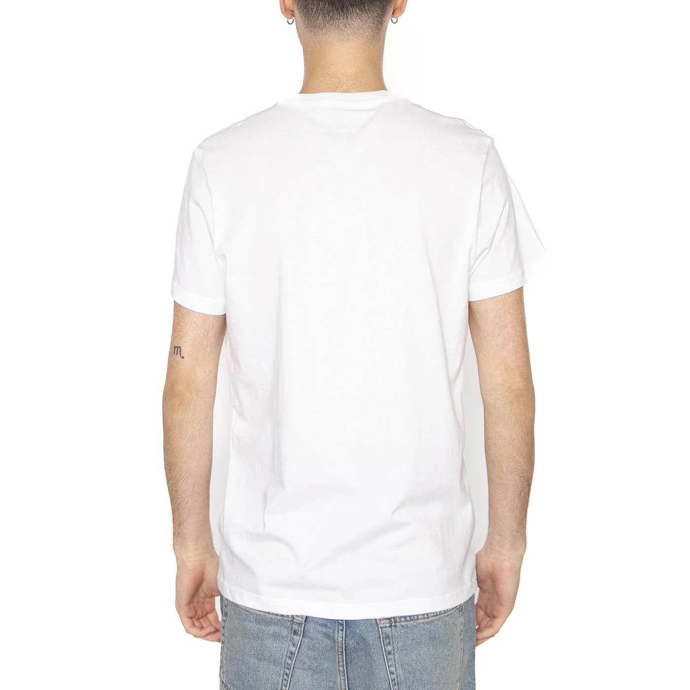 Twin Pack Crew White - Set da Due Magliette Girocollo Uomo Bianca e Nera Uomo LEE - Image 3