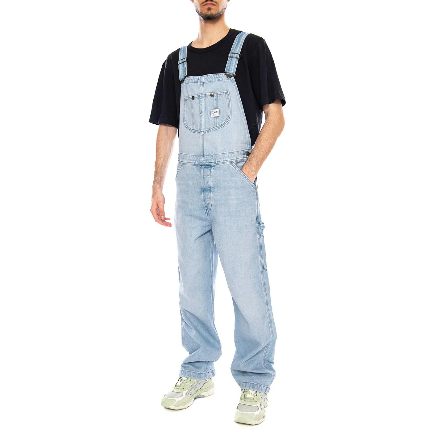 WORKWEAR BIB JUST ME - Salopette Denim Jeans Uomo Blu Uomo LEE