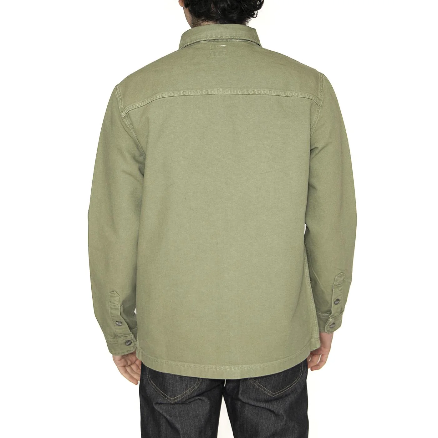 Workwear Overshirt Mercantile Green - Camicia Uomo Verde Uomo LEE - Image 3