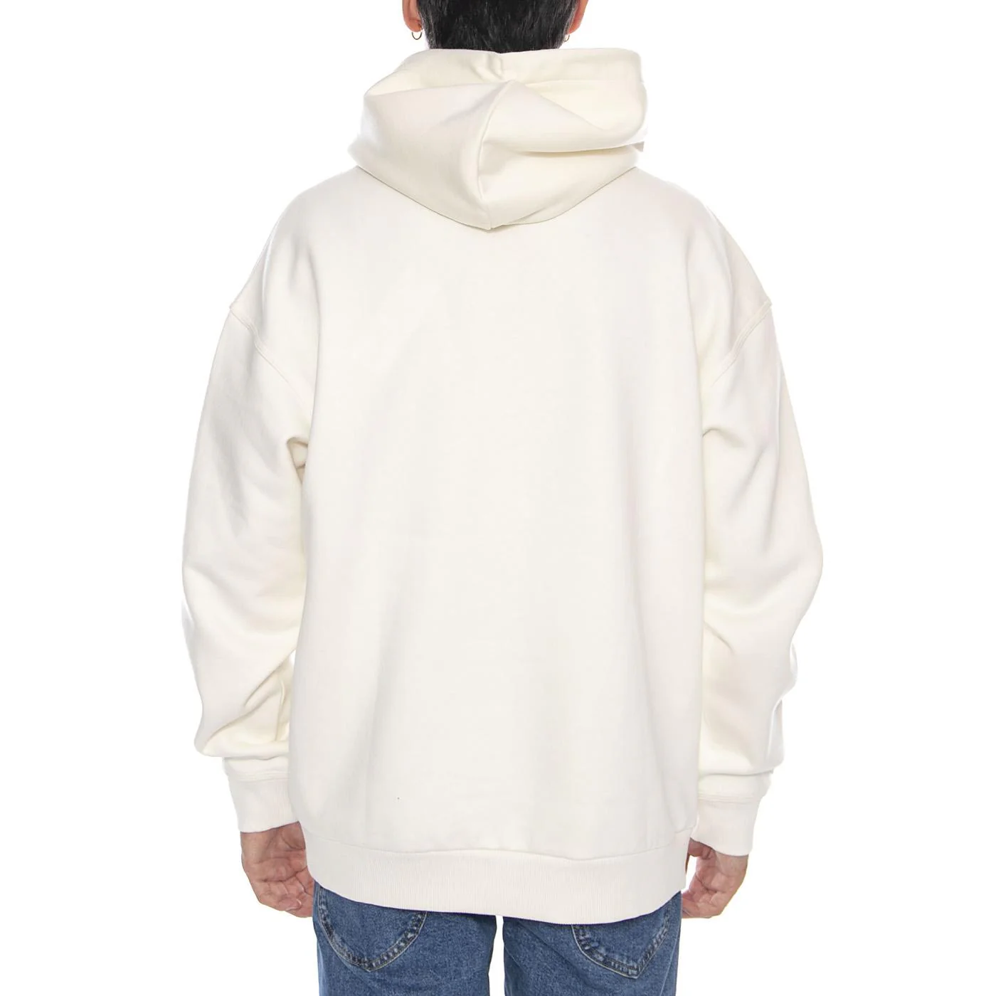 WW Worwear Relaxed Hoodie Ecru - Felpa con Cappuccio Uomo Panna / Ecrù Uomo LEE - Image 3