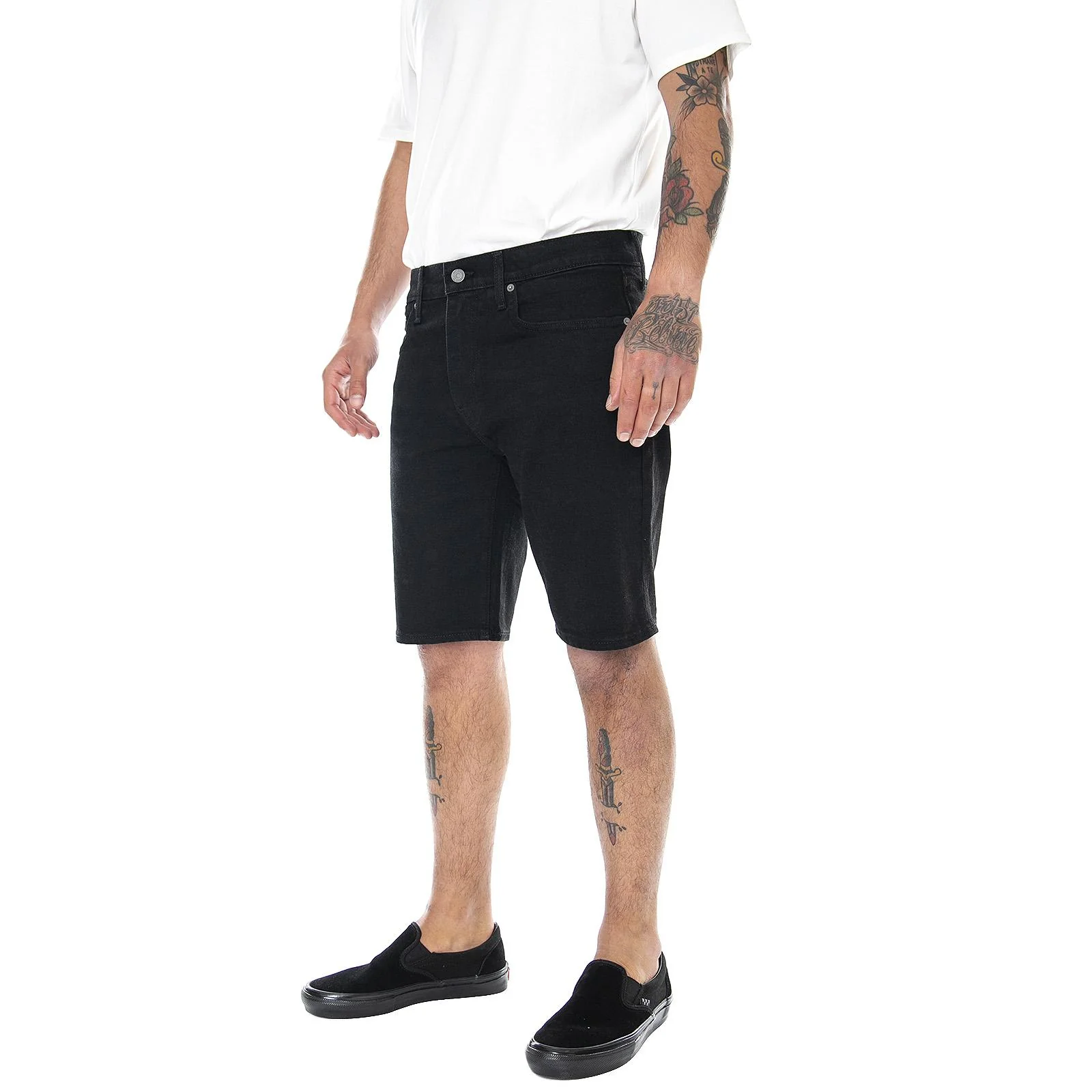 405 Standard Shorts - All Black - Bermuda Denim Jeans Uomo Neri Uomo LEVIS
