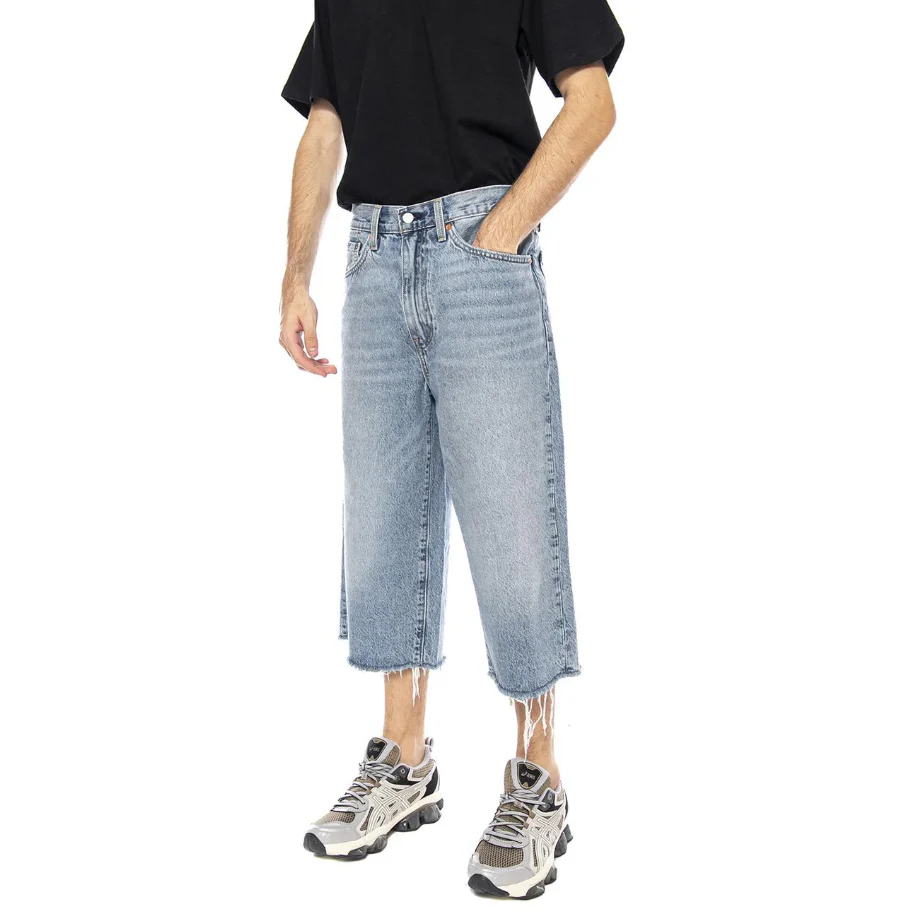 478 Baggy Capri Mellow Mornings Med Indigo - Pantaloni Denim Jeans Uomo Blu  Uomo LEVIS
