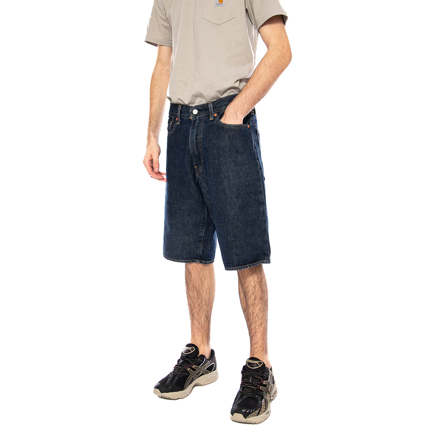 478 Baggy Shorts - Next One Down - Shorts Uomo Blu Uomo LEVIS